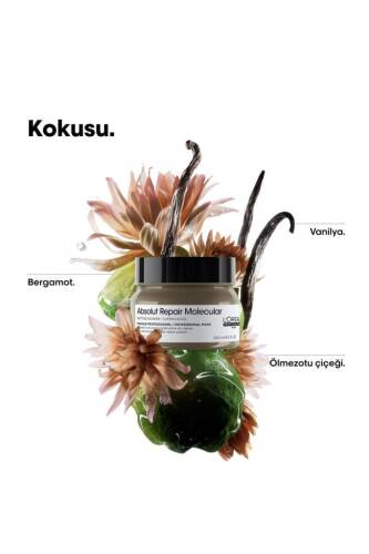 Absolut Repair Molecular Tüm Yıpranmış Saçlar İçin Yoğun Onarıcı Maske 250 ml - 4