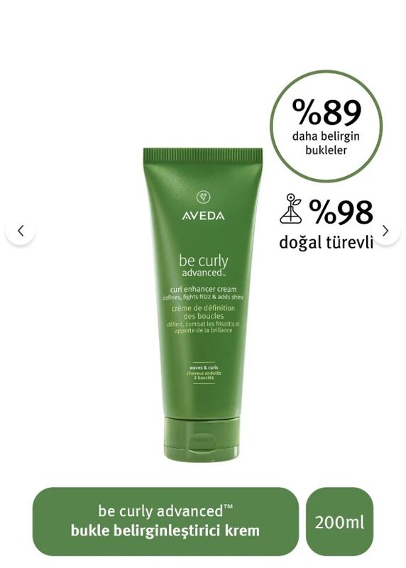 Aveda be curly advanced bukle belirginleştirici krem 200 ml