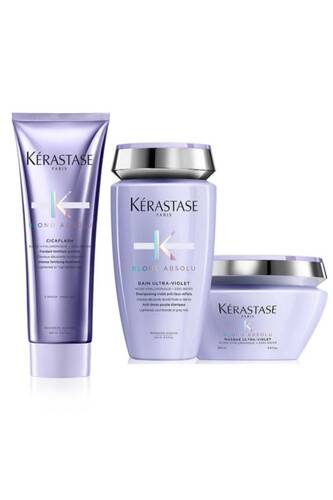 Kerastase - Blond Absolu Bain Ultra - Violet Şampuan 250ml Cicaflash 250 ml Maske 200 ml