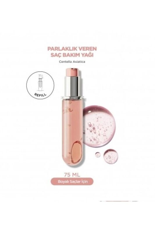 Kerastase Chroma Absolu L'huile Chroma Eclat Boyalı Saçlar Için Bakım Yağı 75 ml Yeniden Doldurulabilir - 7