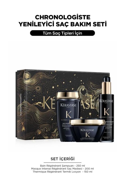 Kerastase Chronologiste Yenileyici Saç Bakım Seti Holidays - 1
