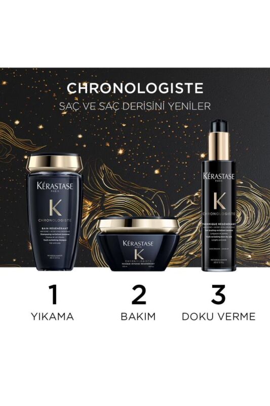 Kerastase Chronologiste Yenileyici Saç Bakım Seti Holidays - 7