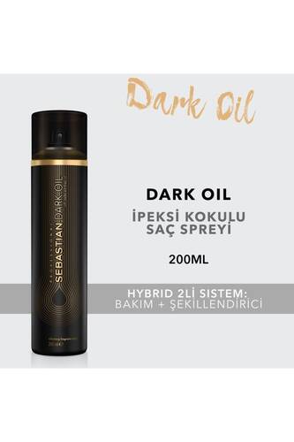 Sebastian - Dark Oil Saç Misti 200 ml - Tüm Saç Tipleri İçin