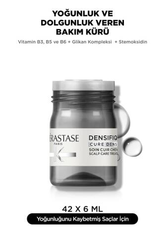 Kerastase Densifique Saç Yoğunluğu Ve Dolgunluğunu Artıran Kadınlar Için Saç Derisi Bakım Kürü 42*6m - 2