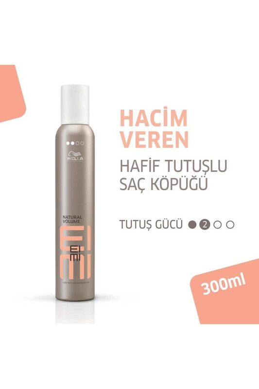 Eimi Natural Volume Hafif Tutuşlu Saç Köpüğü 300ml - 1