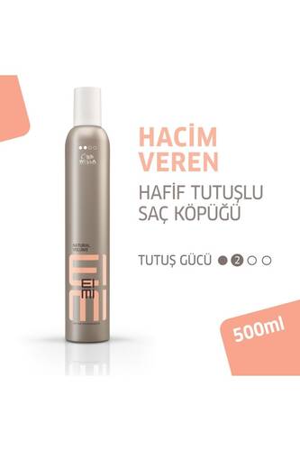 Wella - Eimi Natural Volume Hair Mousse Doğal Hacim Veren Saç Köpüğü 500 ml
