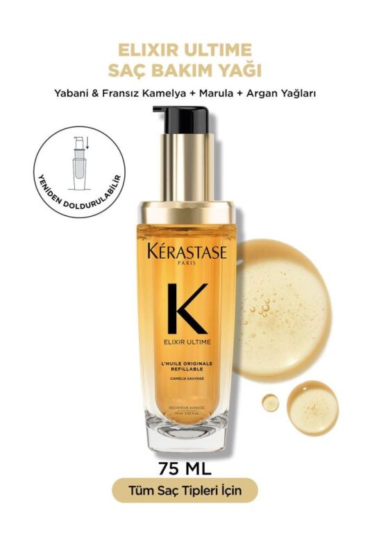 Elixir UlKerastase time Saç Bakım Yağı 75 ml - 1