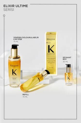 Kerastase Elixir Ultime Saç Bakım Yağı Refill 75 ml - 8