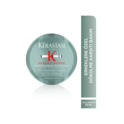 Kerastase Genesis Homme Cire D'épaisseur Texturisante 75ml.