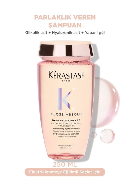 Kerastase Gloss Absolu Elektriklenmeye Eğilimli Saçlar Için Parlaklık Veren Şampuan 250 ml