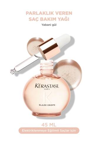 Kerastase Gloss Absolu Elektriklenmeye Eğilimli Saçlar Için Saç Bakım Yağı 45 ml