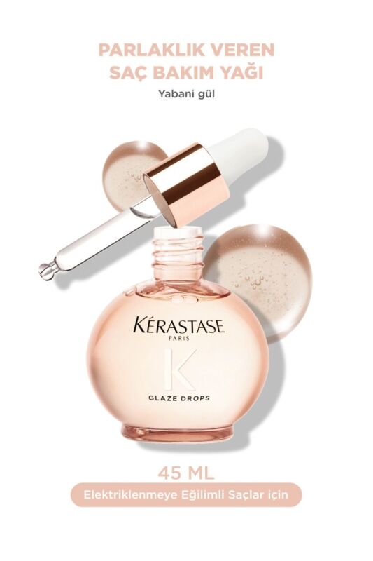Kerastase Gloss Absolu Elektriklenmeye Eğilimli Saçlar Için Saç Bakım Yağı 45 ml - 1