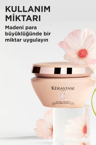 Gloss Absolu Kalın Telli Ve Elektriklenmeye Eğilimli Saçlar Için Nemlendiren Maske 200ml - 6