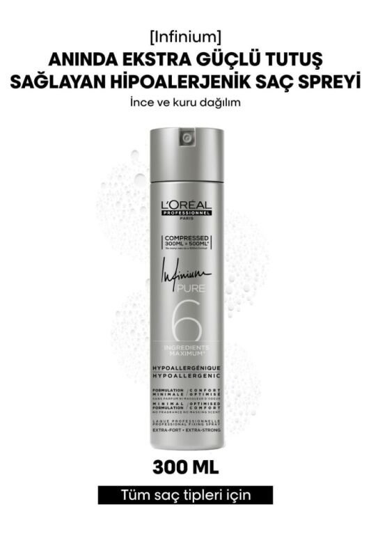 Infinium Ekstra Güçlü Tutuşlu Saç Spreyi - 1