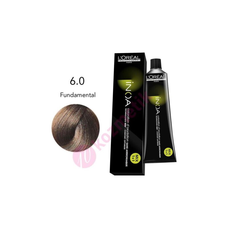 İNOA Amonyaksız Saç Boyası No: 6.0  60Ml. - 1