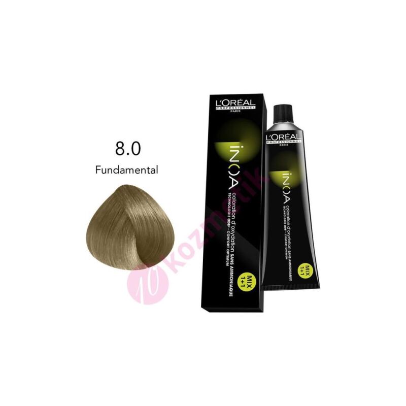 İNOA Amonyaksız Saç Boyası No: 8.0  60Ml. - 1