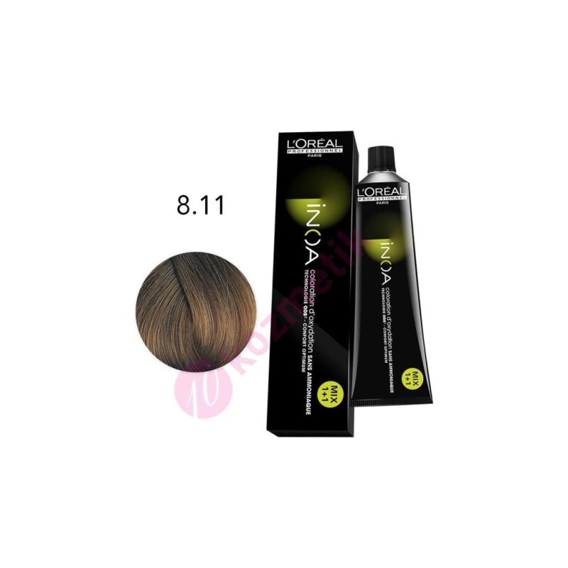 İNOA Amonyaksız Saç Boyası No: 8.11 60Ml. - 1