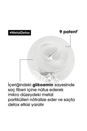 Serie Expert Metal Detox Renkli ve Açıcı ile İşlem Görmüş Saçlar İçin Metal Karşıtı Şampuan 300ml - 4