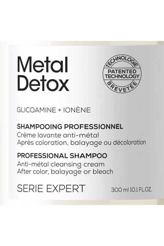 Serie Expert Metal Detox Renkli ve Açıcı ile İşlem Görmüş Saçlar İçin Metal Karşıtı Şampuan 300ml - 6