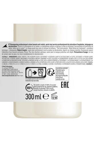 Serie Expert Metal Detox Renkli ve Açıcı ile İşlem Görmüş Saçlar İçin Metal Karşıtı Şampuan 300ml - 8