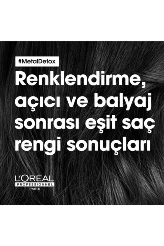 Serie Expert Metal Detox Renkli ve Açıcı ile İşlem Görmüş Saçlar İçin Metal Karşıtı Şampuan 300ml - 2