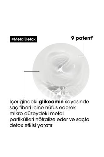 Serie Expert Metal Detox Renkli ve Açıcı ile İşlem Görmüş Saçlar İçin Metal Karşıtı Şampuan 300ml - 4
