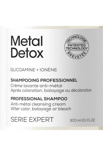 Serie Expert Metal Detox Renkli ve Açıcı ile İşlem Görmüş Saçlar İçin Metal Karşıtı Şampuan 300ml - 6