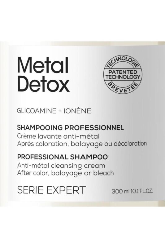 Serie Expert Metal Detox Renkli ve Açıcı ile İşlem Görmüş Saçlar İçin Metal Karşıtı Şampuan 300ml - 6
