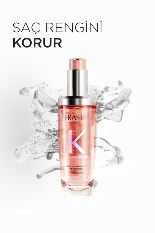 Kerastase Chroma Absolu L'huile Chroma Eclat Boyalı Saçlar Için Yedek Şişe Bakım Yağı 75 ml - 7
