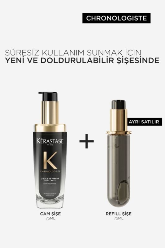 Kerastase Chronologiste L'huile De Parfum Canlandırıcı Saç Bakım Yağı Yedek Şişe 75 ml - 5