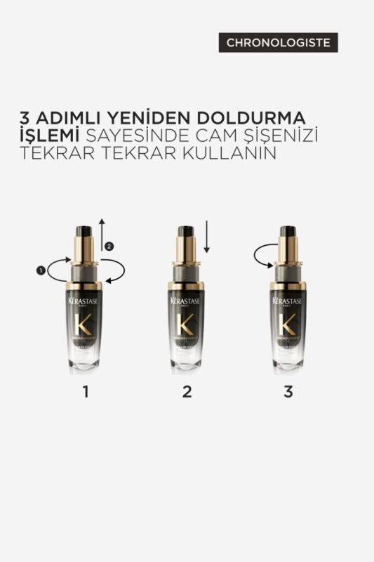Kerastase Chronologiste L'huile De Parfum Canlandırıcı Saç Bakım Yağı Yedek Şişe 75 ml - 7