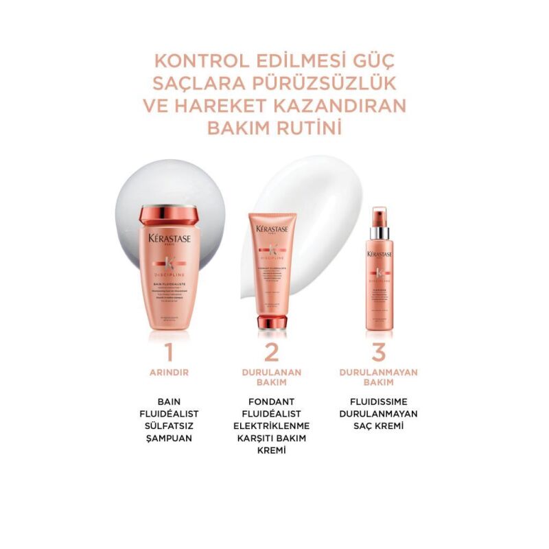 Kerastase Discipline Fondant Fluidealiste Elektrik Önleyici Krem 200 ml - 3