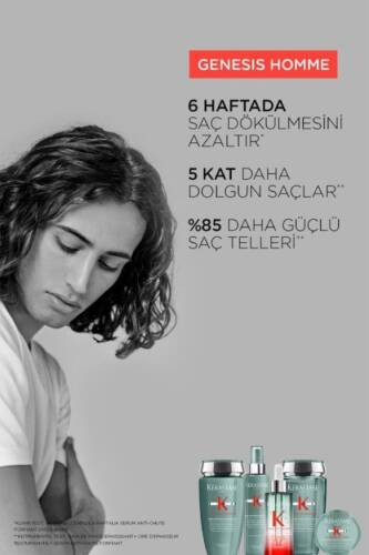 Kerastase Genesis Homme Bain de Force Ouotidien Güçlendirici Şampuan 250ML - 3