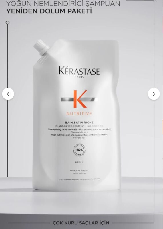 Kerastase Nutritive Bain Satin Riche Yoğun Nemlendirici Şampuan 500 ml - 2
