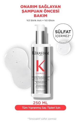 Kerastase - Kerastase Premiere Concentré Décalcifiant Ultra-Réparateur Onarım Sağlayan Şampuan Öncesi Bakım 250 ml