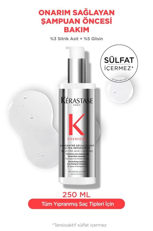 Kerastase Premiere Concentré Décalcifiant Ultra-Réparateur Onarım Sağlayan Şampuan Öncesi Bakım 250 ml Kerastase Premiere Concentré Décalcifiant Ultra-Réparateur Onarım Sağlayan Şampuan Öncesi Bakım 250 ml