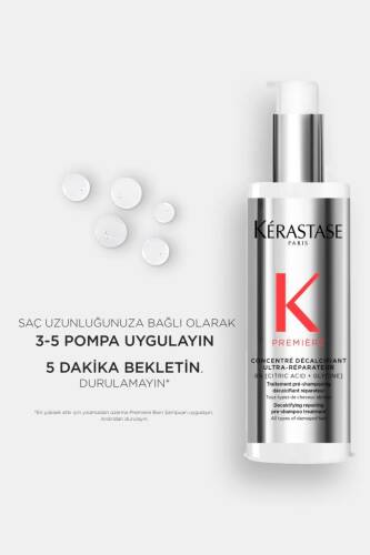 Kerastase Premiere Concentré Décalcifiant Ultra-Réparateur Onarım Sağlayan Şampuan Öncesi Bakım 250 ml - 5