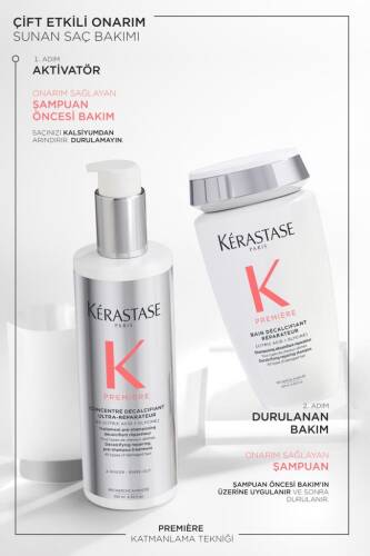 Kerastase Premiere Concentré Décalcifiant Ultra-Réparateur Onarım Sağlayan Şampuan Öncesi Bakım 250 ml - 6