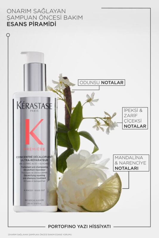 Kerastase Premiere Concentré Décalcifiant Ultra-Réparateur Onarım Sağlayan Şampuan Öncesi Bakım 250 ml - 7