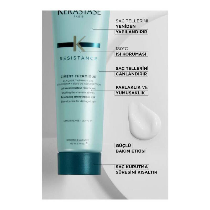 Kerastase Resistance Ciment Thermique Bakım Kremi 150 ml - 2