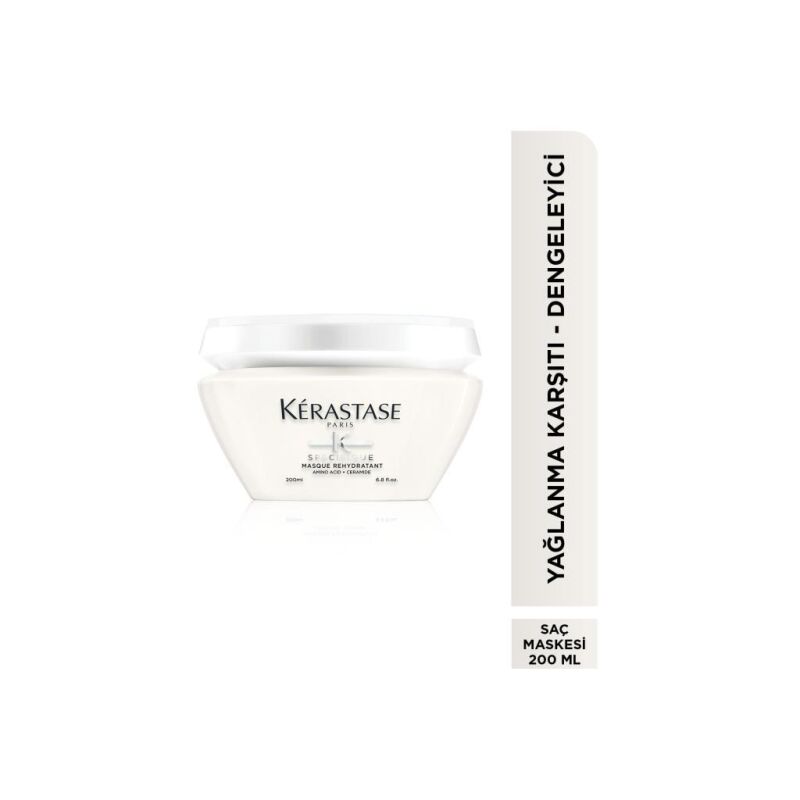 Kérastase Specifique Masque Hydra-apaisant - saç derisini pürüzsüzleştiren maske 200 Ml - 1
