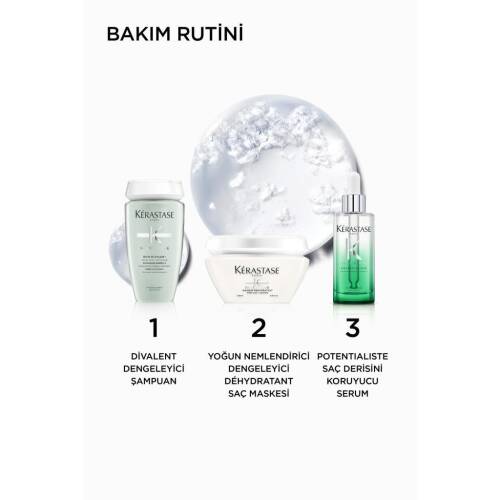 Kérastase Specifique Masque Hydra-apaisant - saç derisini pürüzsüzleştiren maske 200 Ml - 3