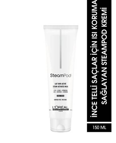L'oreal Professionnel - L'oreal Professionnel Steampod İnce Saçlar için Keratin Süt 150 ml