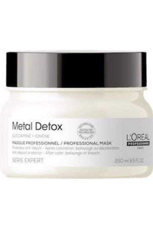 Metal Detox Renkli Ve Açıcı Ile Işlem Görmüş Saçlar Için Metal Karşıtı Koruyucu Maske 250ml - 1
