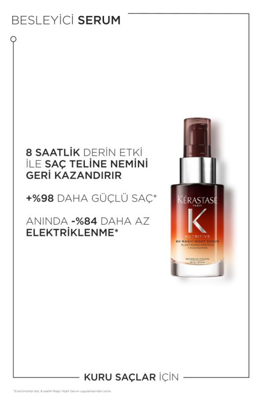 Nutritive 8h Magic Night Yoğun Besleyici Gece Serumu 30 ml - 7
