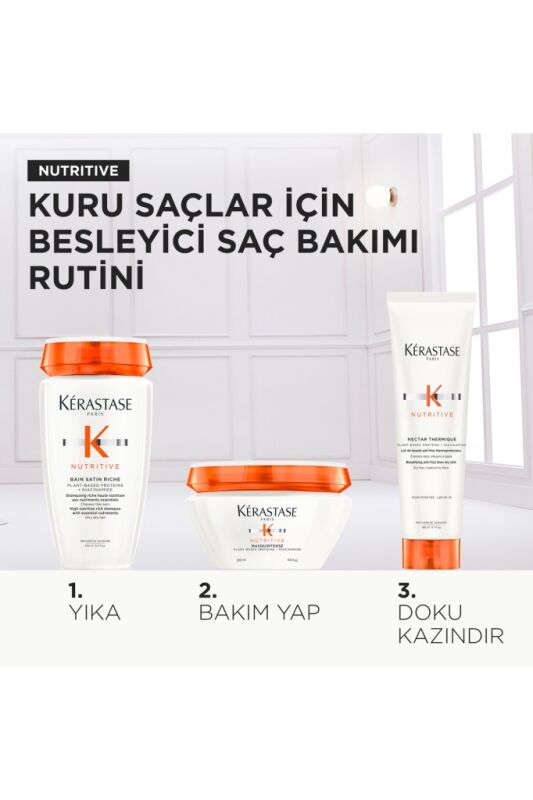 Nutritive Nutritive Kuru Saçlar Için Üçlü Set - 8