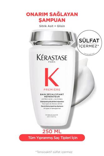 Kerastase - Kerastase Premiere Bain Decalcifiant Reparateur Yıpranmış Saçlar için Onarım Sağlayan Şampuan 250 ml