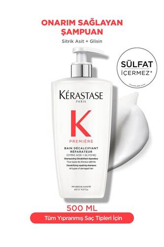 Kerastase Première Bain Decalcifiant Reparateur Yıpranmış Saçlar Için Onarım Sağlayan Şampuan 500ml - 1