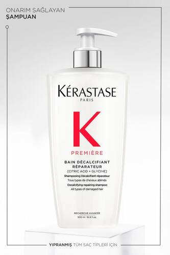 Kerastase Première Bain Decalcifiant Reparateur Yıpranmış Saçlar Için Onarım Sağlayan Şampuan 500ml - 3