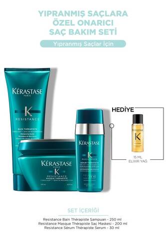 Kerastase - Resistance Yıpranmış Saçlara Özel Onarıcı Saç Bakım Seti